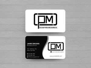 Business Card Design by Expert Bappy for Ocean Park Mechanical | Design: #34204784