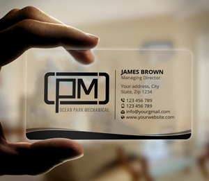 Business Card Design by Expert Bappy for Ocean Park Mechanical | Design: #34204805