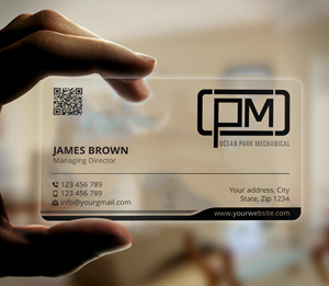 Business Card Design by Expert Bappy for Ocean Park Mechanical | Design: #34204845