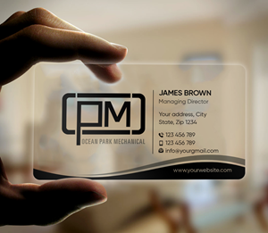 Business Card Design by Expert Bappy for Ocean Park Mechanical | Design: #34205008