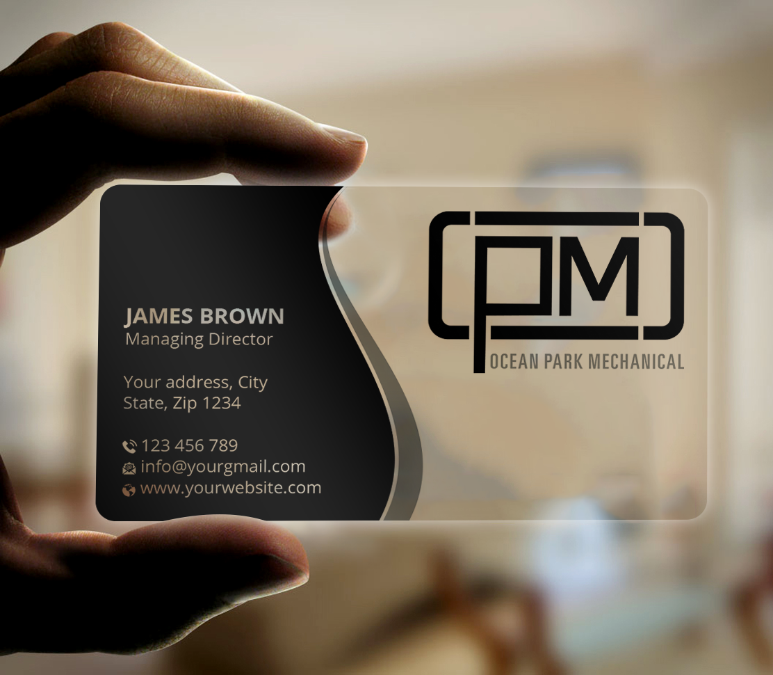 Diseño de Tarjeta de Presentación por Expert Bappy para Ocean Park Mechanical | Diseño #34205064