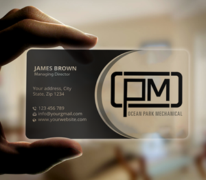 Business Card Design by Expert Bappy for Ocean Park Mechanical | Design: #34205506
