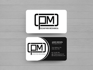 Business Card Design by Expert Bappy for Ocean Park Mechanical | Design: #34205518