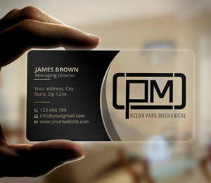 Business Card Design by Expert Bappy for Ocean Park Mechanical | Design: #34205564