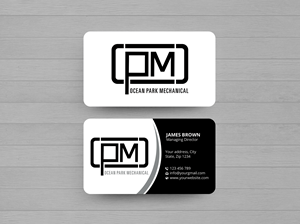 Business Card Design by Expert Bappy for Ocean Park Mechanical | Design: #34205648