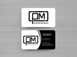 Business Card Design by Expert Bappy for Ocean Park Mechanical | Design: #34205680