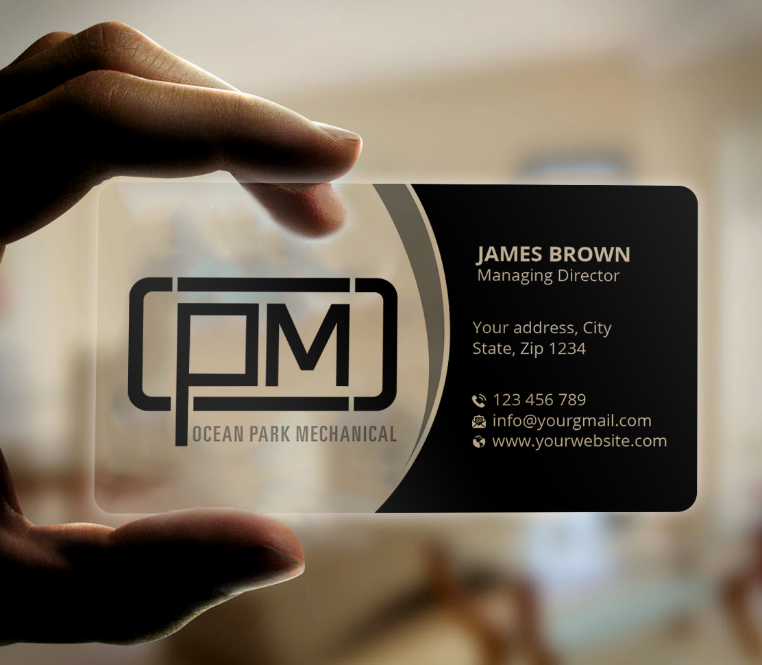 Design de Carte de Visite par Expert Bappy pour Ocean Park Mechanical | Design #34205681