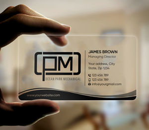 Business Card Design by Expert Bappy for Ocean Park Mechanical | Design: #34205692