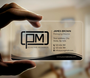 Business Card Design by Expert Bappy for Ocean Park Mechanical | Design: #34205713