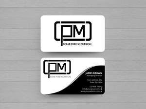 Business Card Design by Expert Bappy for Ocean Park Mechanical | Design: #34205752