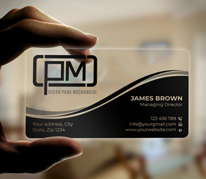 Business Card Design by Expert Bappy for Ocean Park Mechanical | Design: #34205798