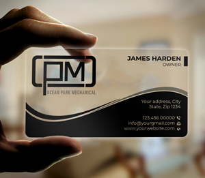 Business Card Design by Expert Bappy for Ocean Park Mechanical | Design: #34205826