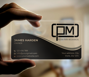 Business Card Design by Expert Bappy for Ocean Park Mechanical | Design: #34206009