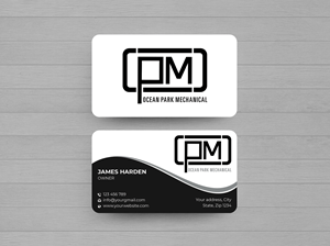 Diseño de Tarjeta de Presentación por Expert Bappy para Ocean Park Mechanical | Diseño: #34206010