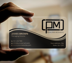 Business Card Design by Expert Bappy for Ocean Park Mechanical | Design: #34206105