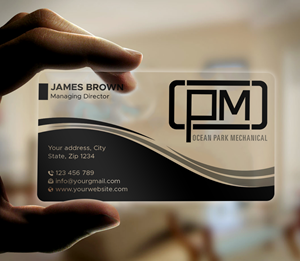 Business Card Design by Expert Bappy for Ocean Park Mechanical | Design: #34206107