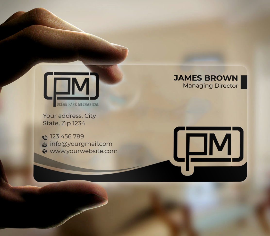 Business Card Design by Expert Bappy for Ocean Park Mechanical | Design #34206128