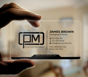 Business Card Design by Expert Bappy for Ocean Park Mechanical | Design: #34211294
