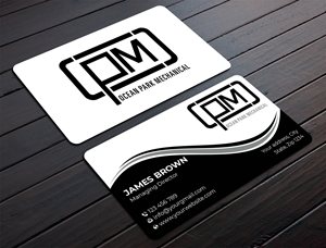 Diseño de Tarjeta de Presentación por Expert Bappy para Ocean Park Mechanical | Diseño: #34211346