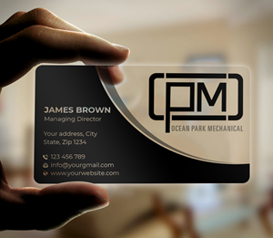 Business Card Design by Expert Bappy for Ocean Park Mechanical | Design: #34211403