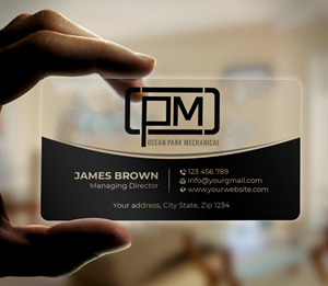 Business Card Design by Expert Bappy for Ocean Park Mechanical | Design: #34211439