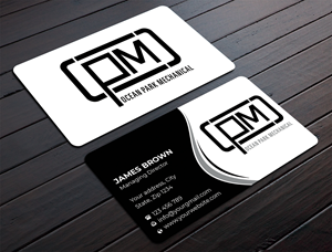 Diseño de Tarjeta de Presentación por Expert Bappy para Ocean Park Mechanical | Diseño: #34211460