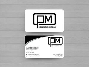 Diseño de Tarjeta de Presentación por Expert Bappy para Ocean Park Mechanical | Diseño: #34211494