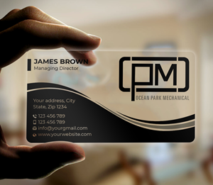 Business Card Design by Expert Bappy for Ocean Park Mechanical | Design: #34211524