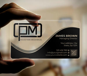 Business Card Design by Expert Bappy for Ocean Park Mechanical | Design: #34211591