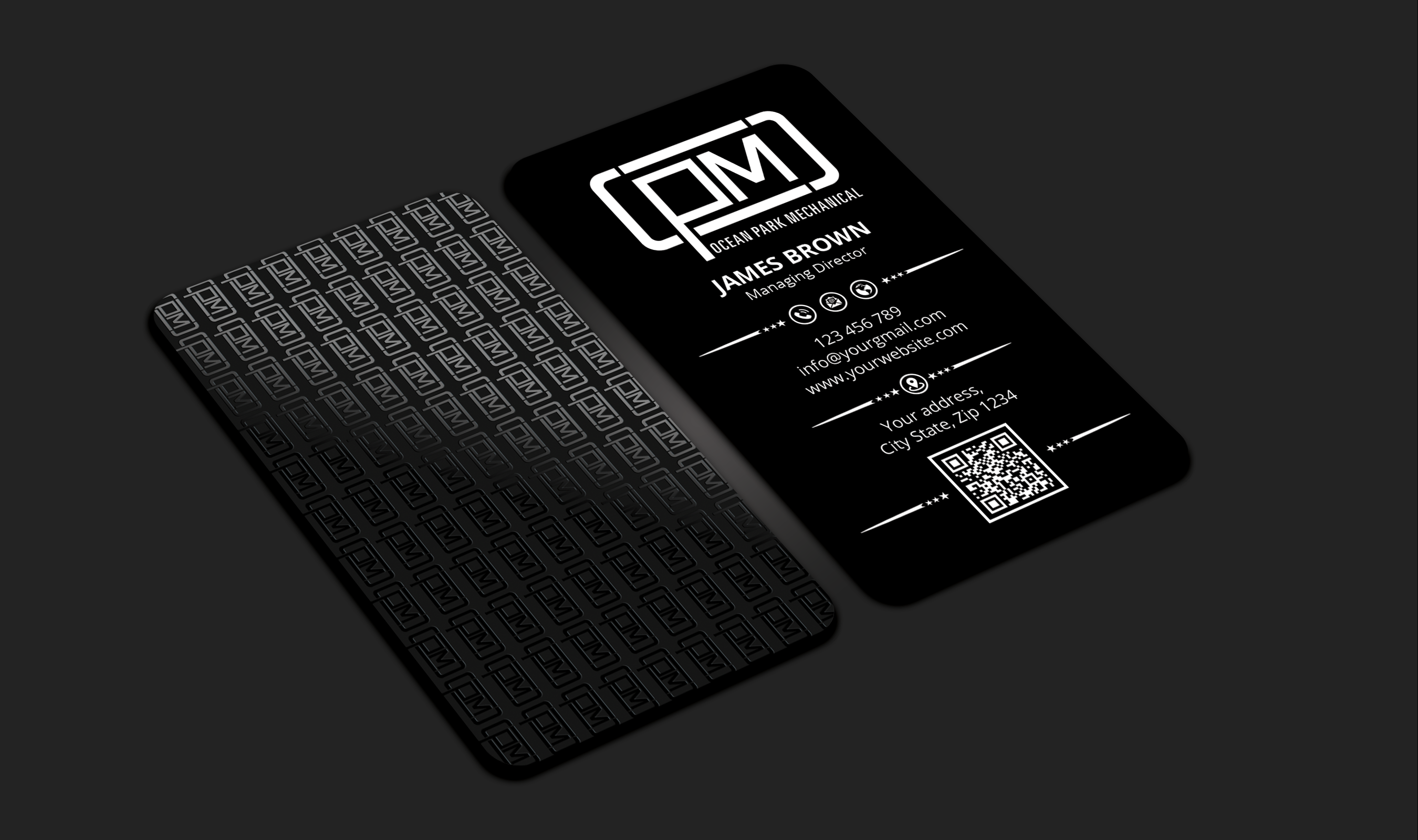 Diseño de Tarjeta de Presentación por Expert Bappy para Ocean Park Mechanical | Diseño #34212284