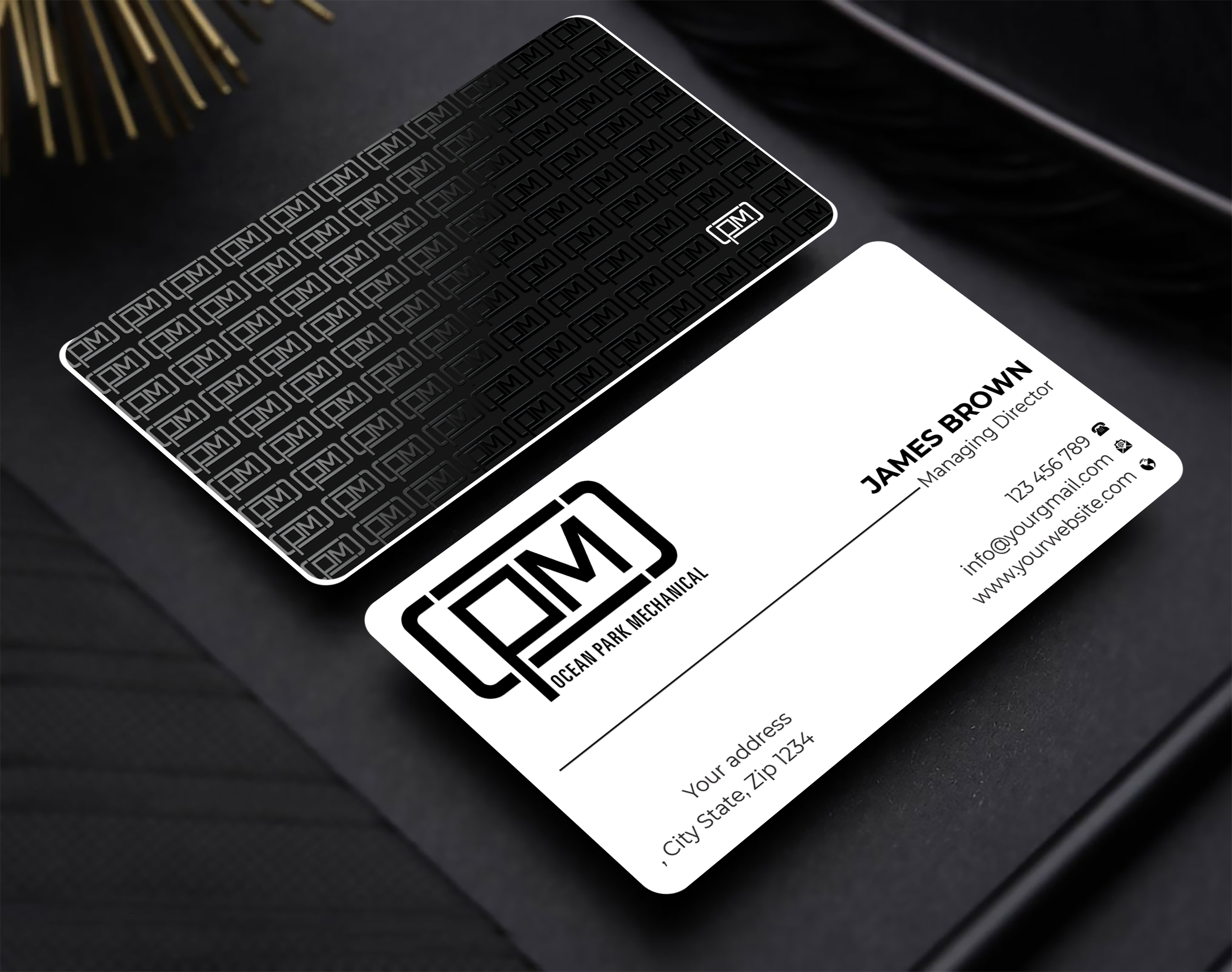 Diseño de Tarjeta de Presentación por Expert Bappy para Ocean Park Mechanical | Diseño #34212298