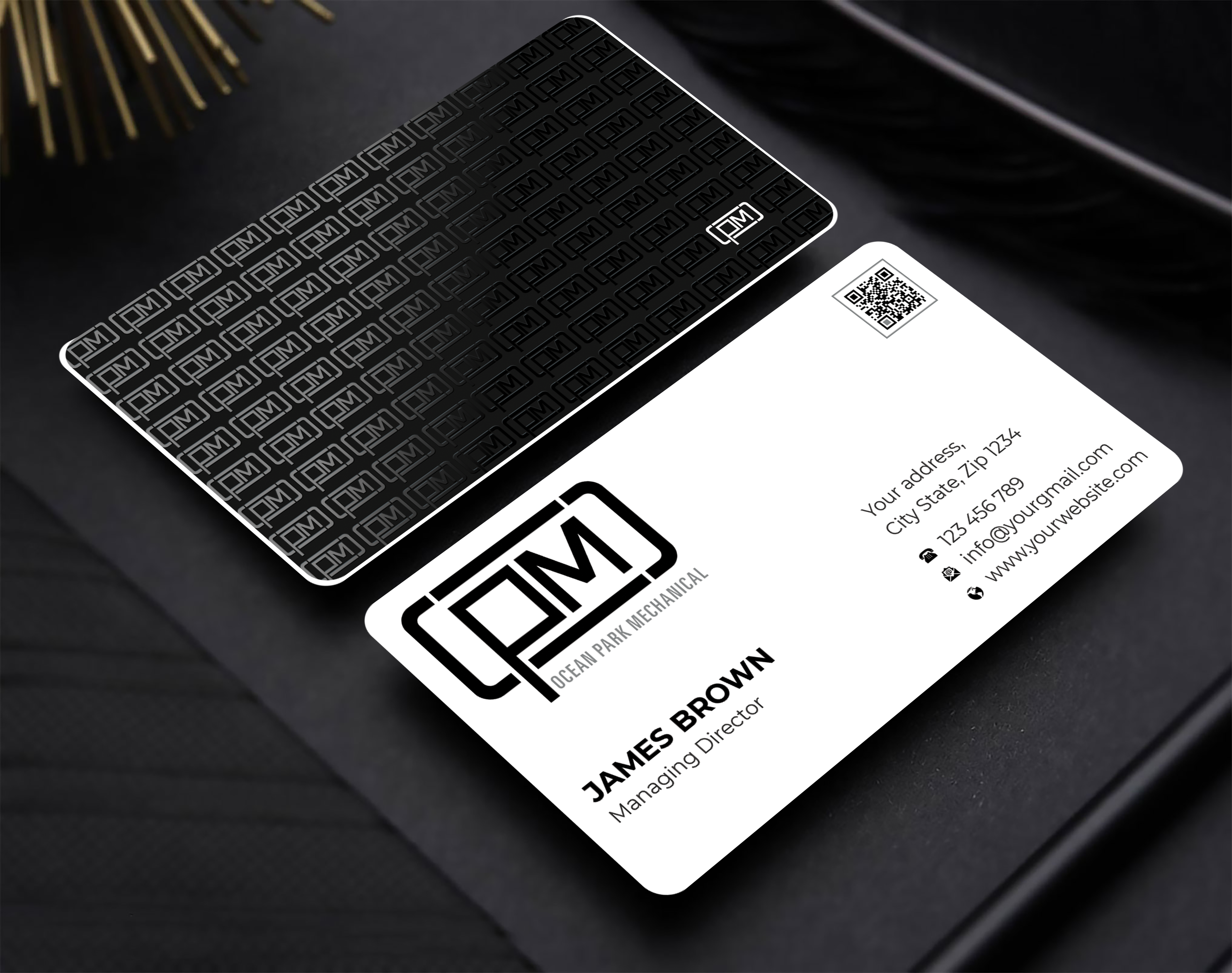Diseño de Tarjeta de Presentación por Expert Bappy para Ocean Park Mechanical | Diseño #34212319