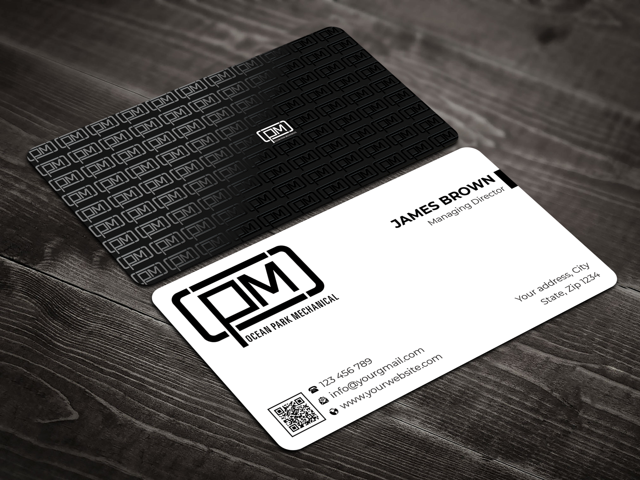 Diseño de Tarjeta de Presentación por Expert Bappy para Ocean Park Mechanical | Diseño #34231932