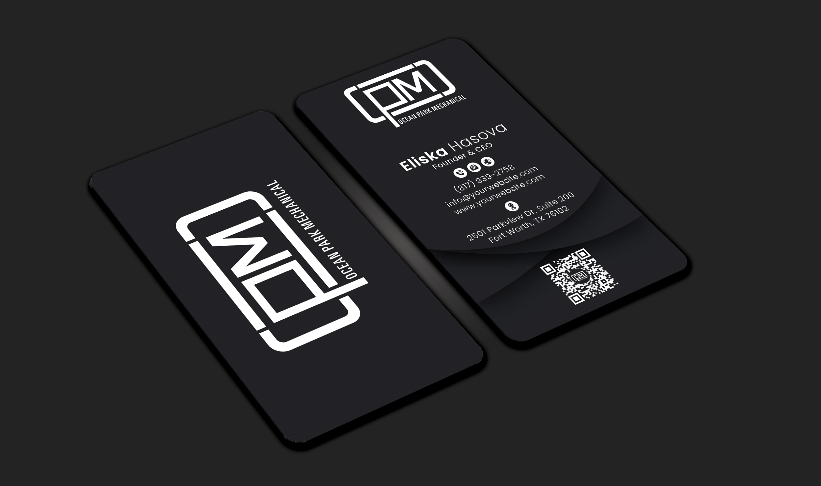 Business Card Design by DesignerShahadat for Ocean Park Mechanical | Design #34199130