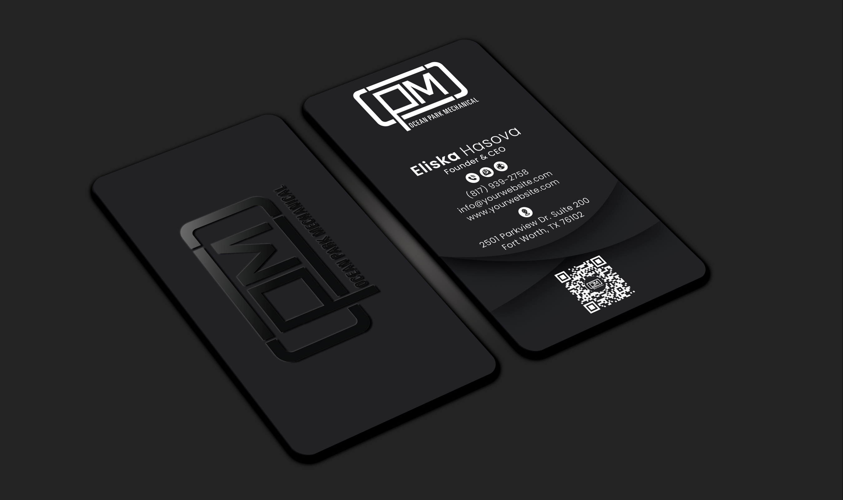 Business Card Design by DesignerShahadat for Ocean Park Mechanical | Design #34199131