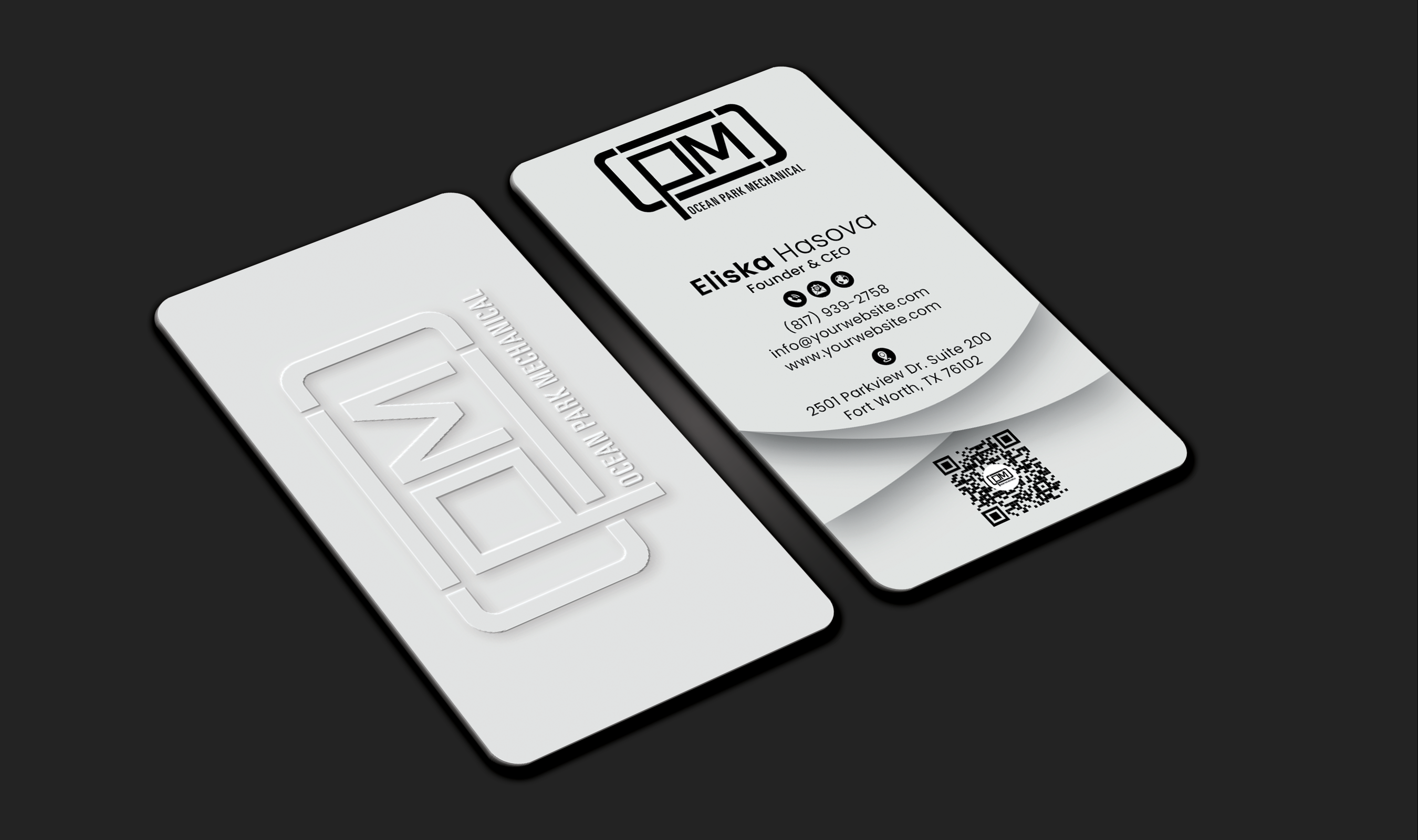 Business Card Design by DesignerShahadat for Ocean Park Mechanical | Design #34199132