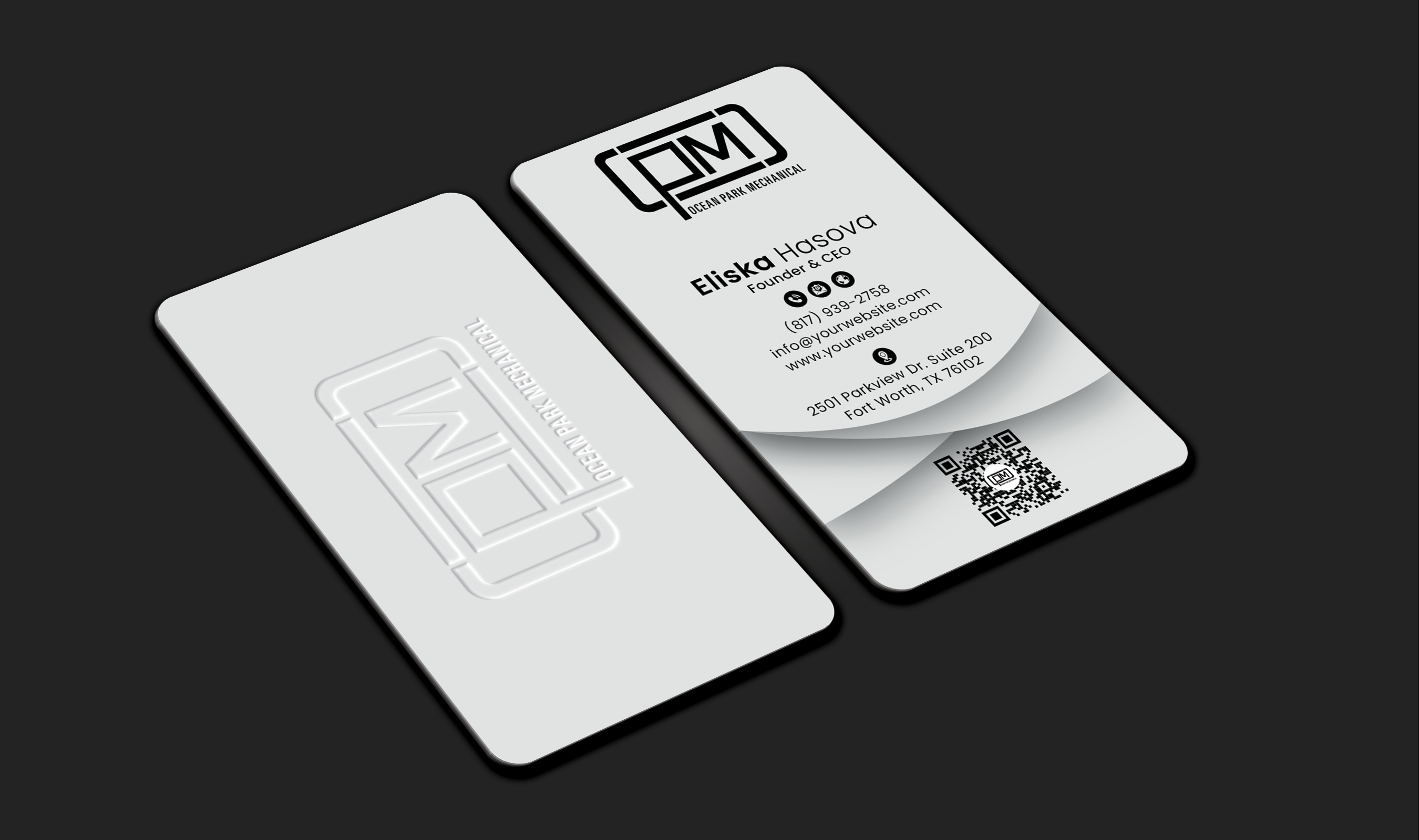 Business Card Design by DesignerShahadat for Ocean Park Mechanical | Design #34199133