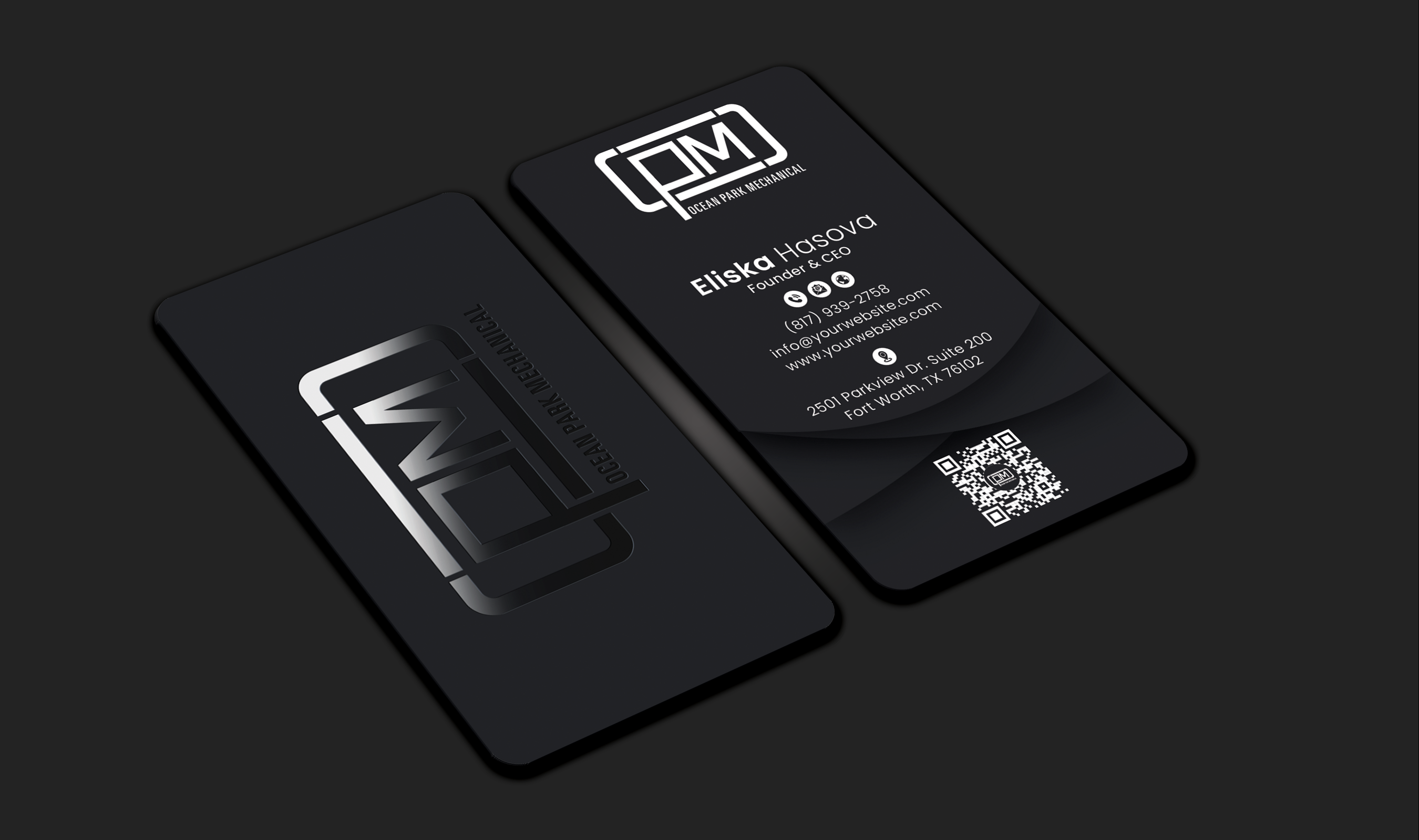Business Card Design by DesignerShahadat for Ocean Park Mechanical | Design #34199137