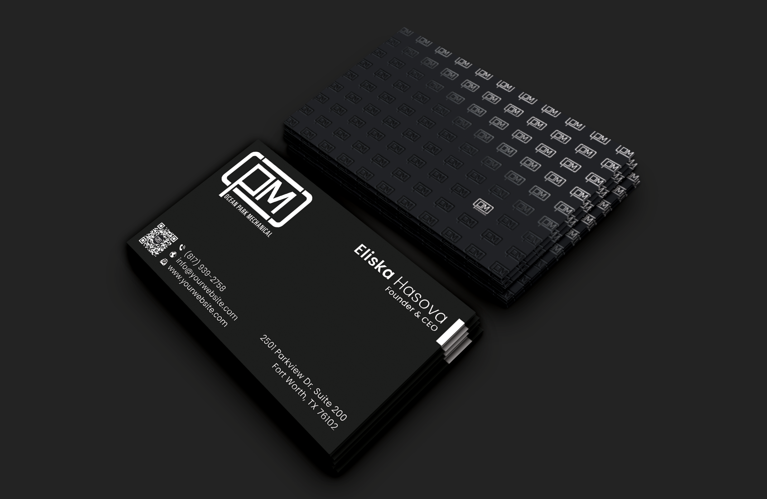 Diseño de Tarjeta de Presentación por DesignerShahadat para Ocean Park Mechanical | Diseño #34200123