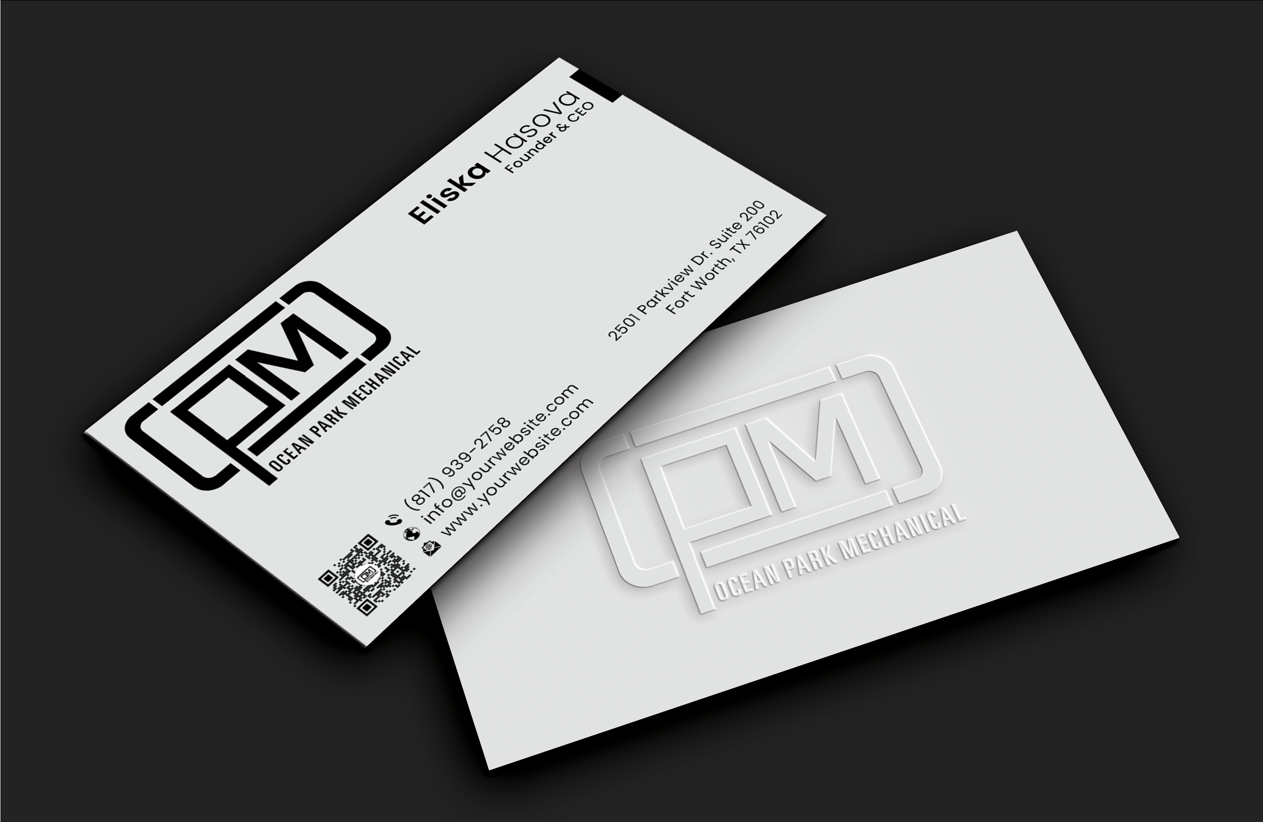 Business Card Design by DesignerShahadat for Ocean Park Mechanical | Design #34200128