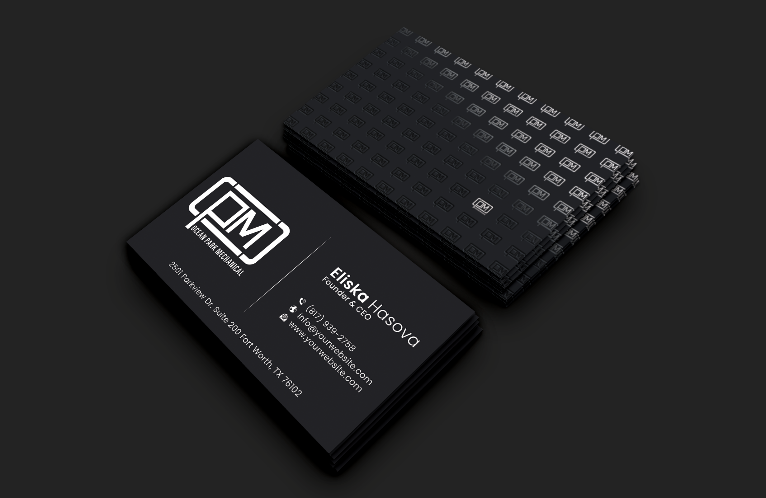 Diseño de Tarjeta de Presentación por DesignerShahadat para Ocean Park Mechanical | Diseño #34200130