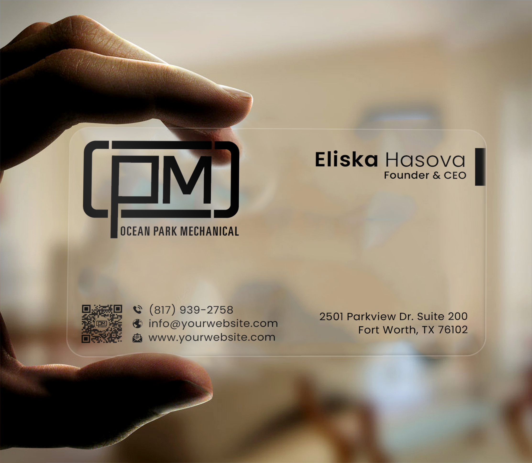 Business Card Design by DesignerShahadat for Ocean Park Mechanical | Design #34200135