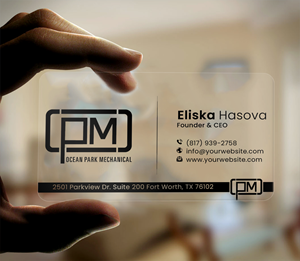Business Card Design by DesignerShahadat for Ocean Park Mechanical | Design: #34200945