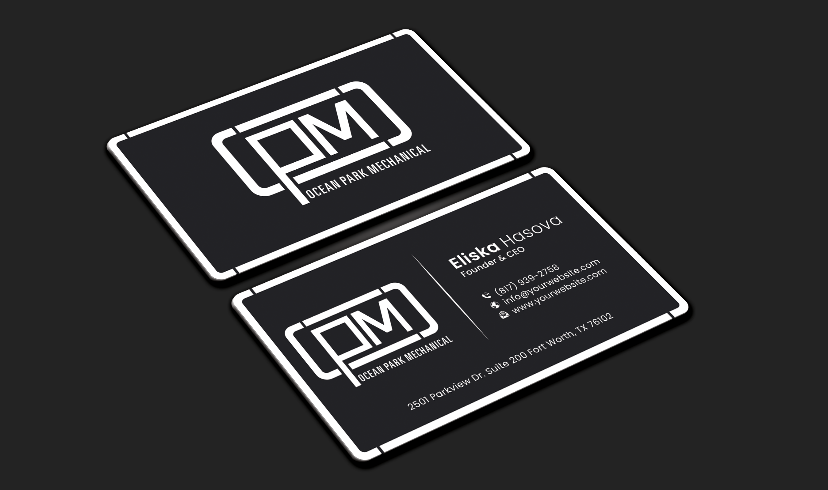 Diseño de Tarjeta de Presentación por DesignerShahadat para Ocean Park Mechanical | Diseño #34200946