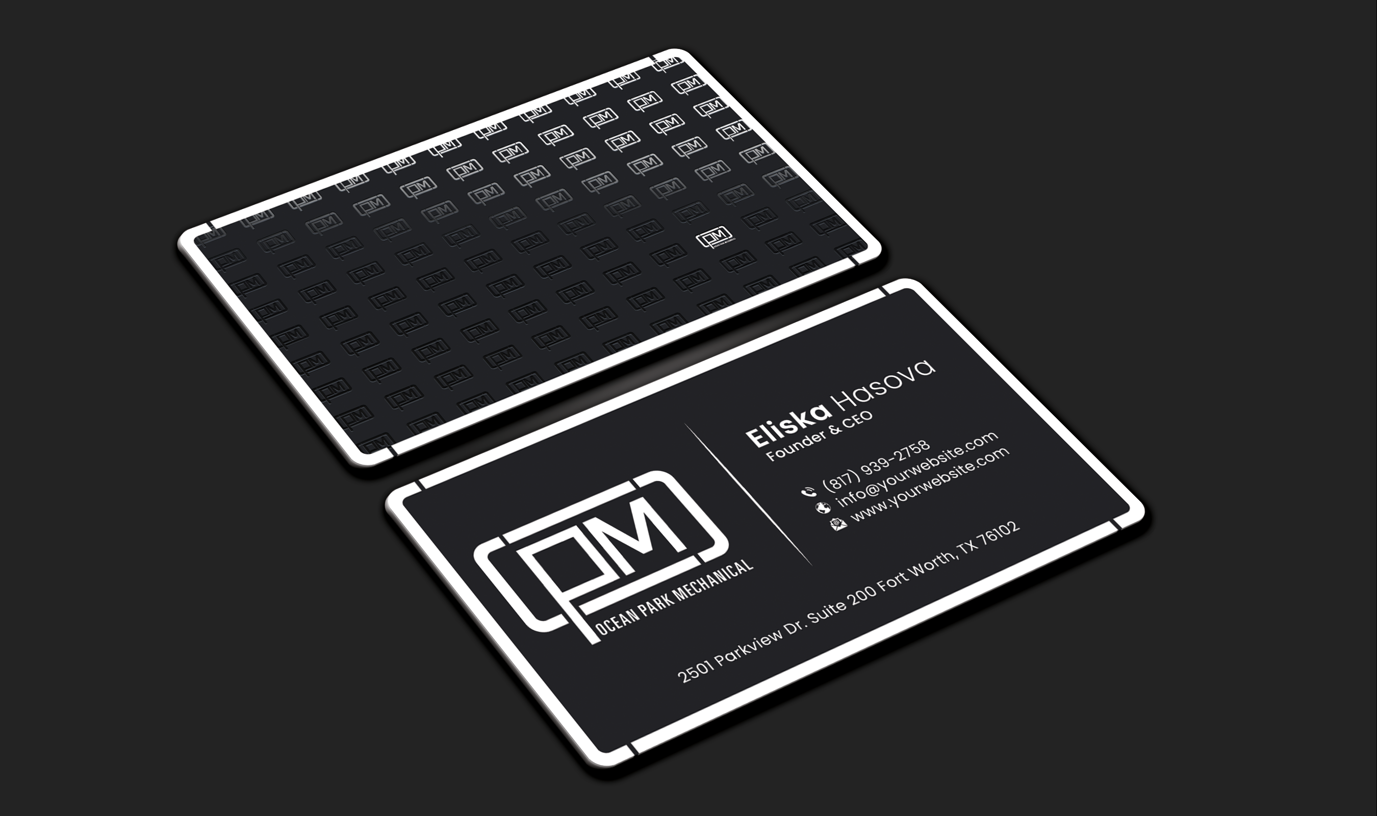 Diseño de Tarjeta de Presentación por DesignerShahadat para Ocean Park Mechanical | Diseño #34200948