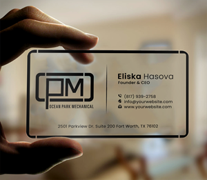 Business Card Design by DesignerShahadat for Ocean Park Mechanical | Design: #34200949