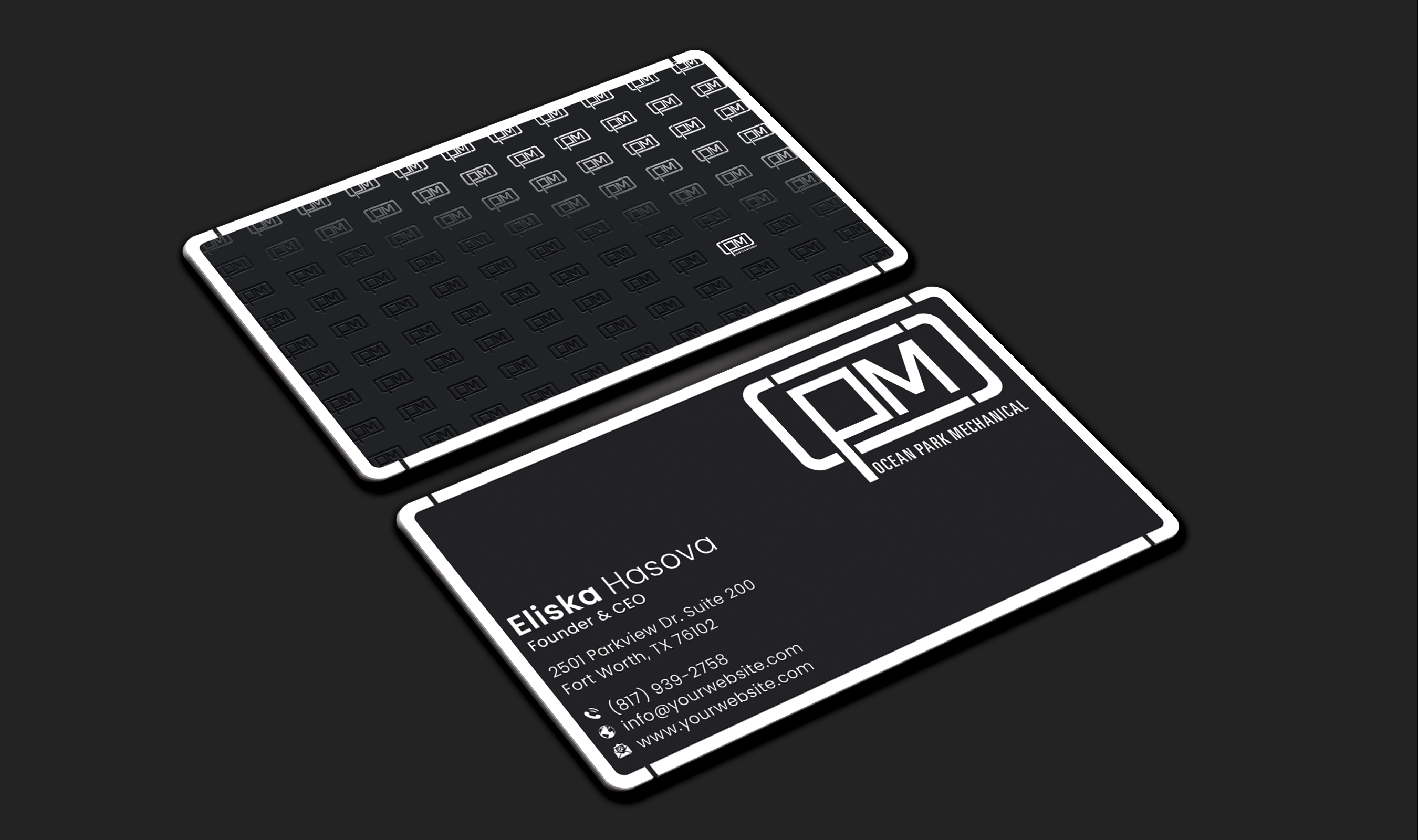 Diseño de Tarjeta de Presentación por DesignerShahadat para Ocean Park Mechanical | Diseño #34200963