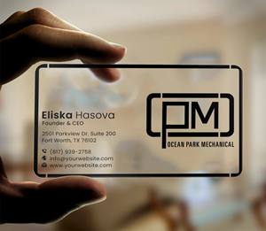 Business Card Design by DesignerShahadat for Ocean Park Mechanical | Design: #34200972