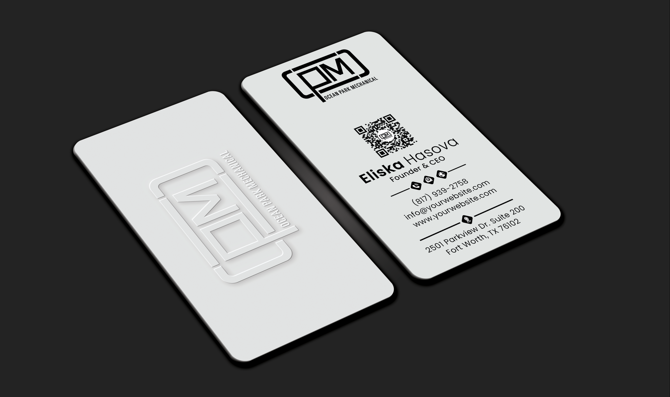 Diseño de Tarjeta de Presentación por DesignerShahadat para Ocean Park Mechanical | Diseño #34210288