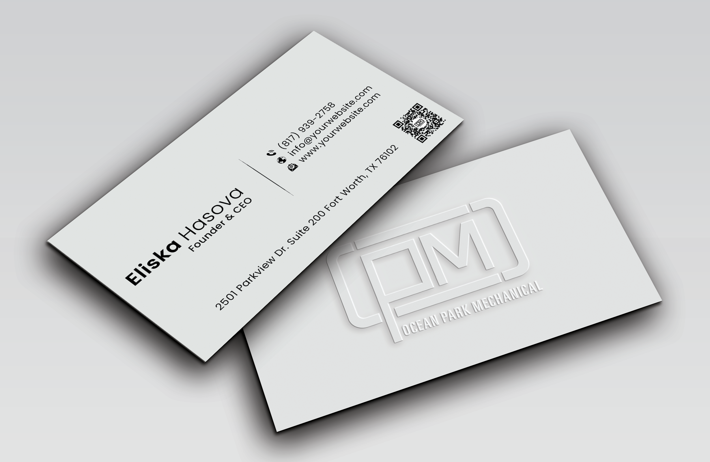 Business Card Design by DesignerShahadat for Ocean Park Mechanical | Design #34210290